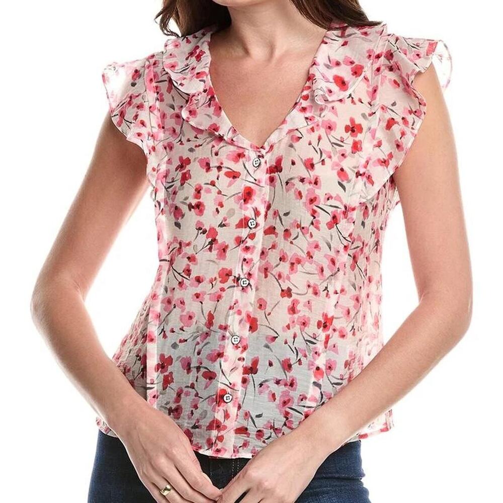 Cabi pink red floral